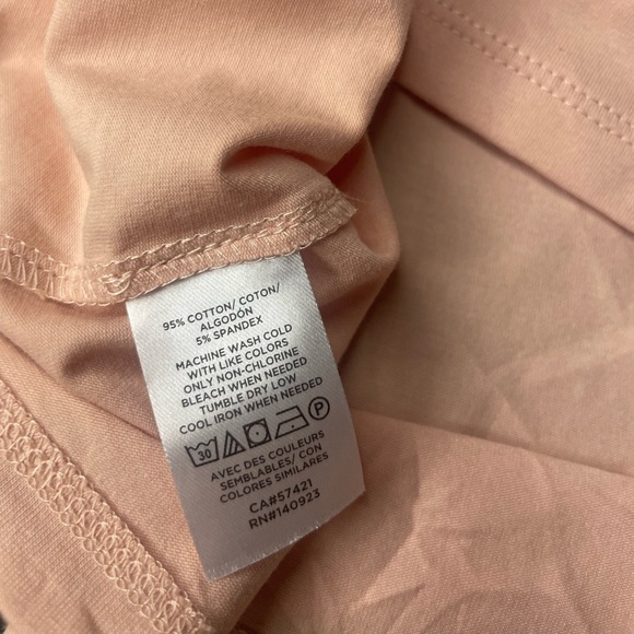 NWT Loft pale pink tank-large - Picture 3 of 3